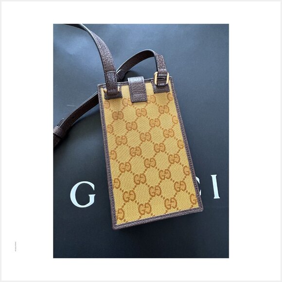 NWT Gucci X Adidas Smartphone Case Shoulder Bag GG 702203 - Picture 2 of 6